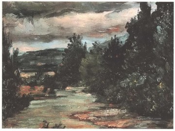 Paul Cezanne Painting - Río en la llanura Paul Cezanne